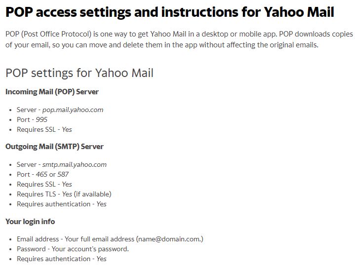 Yahoo POP settings page.JPG
